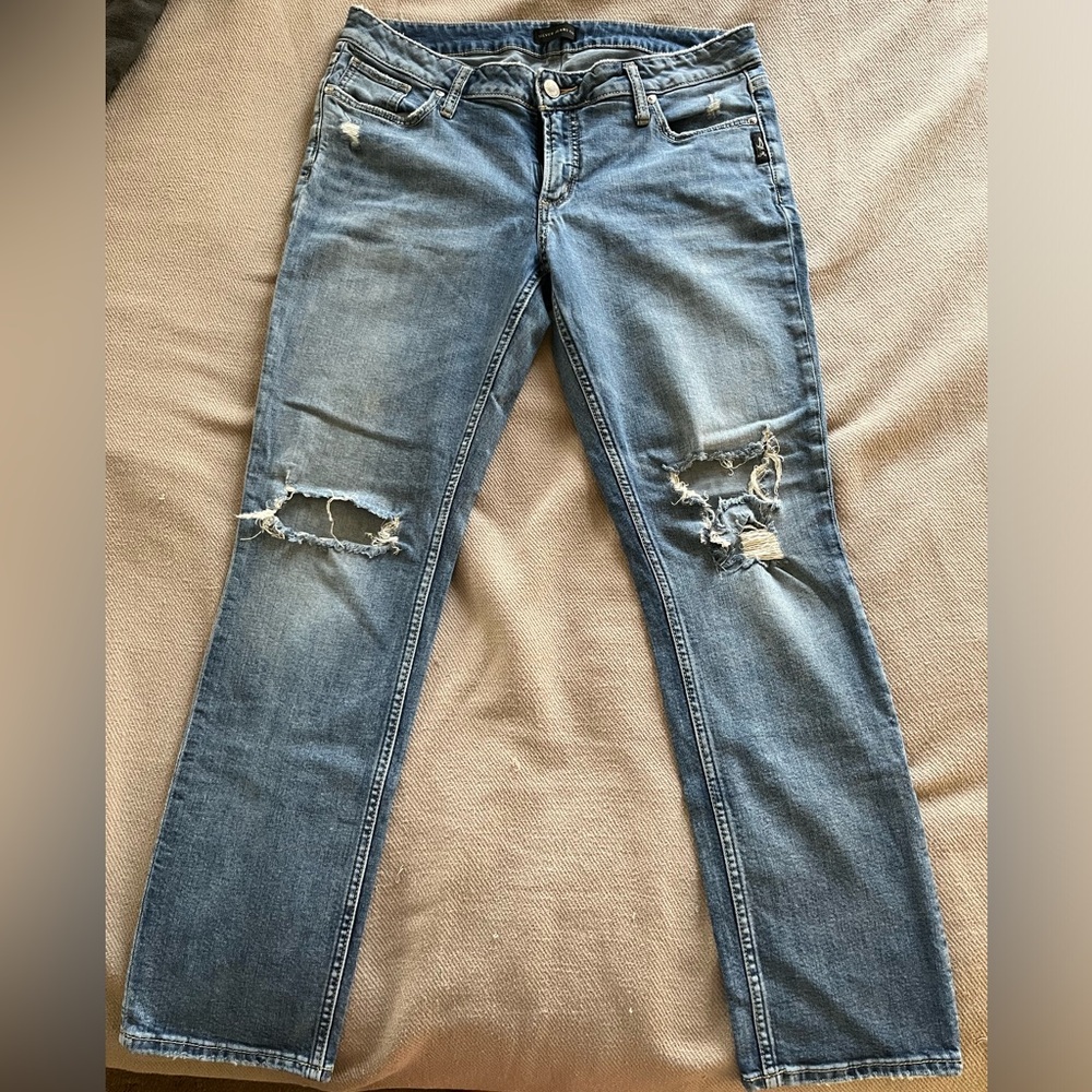Silver Jeans Elyse Straight Jeans